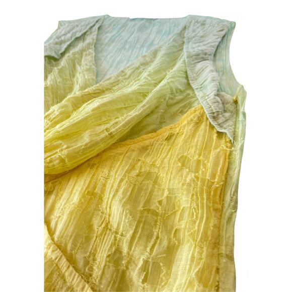 Christian Cota Spring 2012 Designer Hand Dyed Sample Blouse - Picture 10 of 16